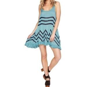 Free People Intimately Voile and Lace Trapeze Slip Size Small